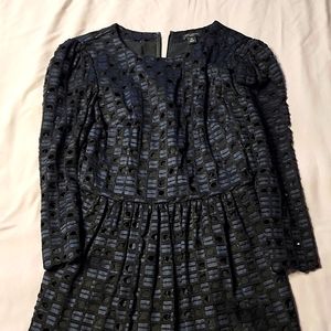 Stunning Ann Taylor luxurious deep purple high waisted detailed